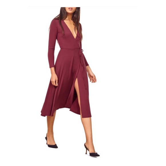 Reformation Dresses & Skirts - Reformation | Maurie Wrap Dress sz XS